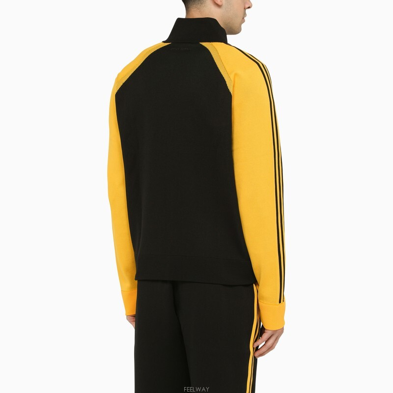 Sizing adidas x Wales Bonner SS23 Jaket Track Retro Hitam/Kuning Unisex. IB3261