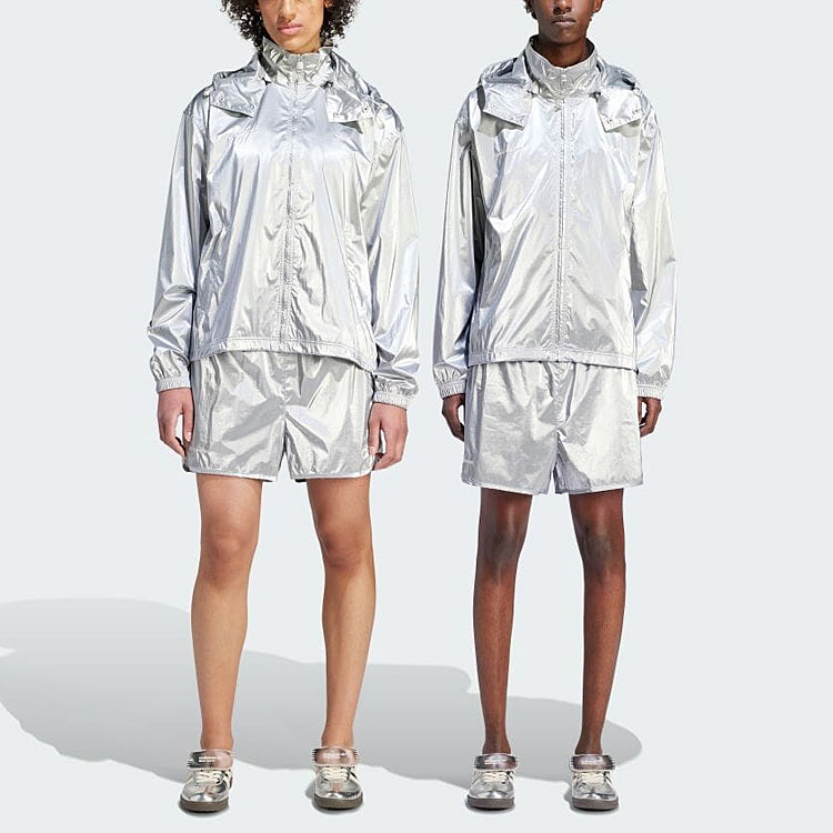 Purchase 아디다스 x 웨일스 보너 SS23 실버 로고 스트라이프 유니섹스 캐주얼 쇼츠. IM0421