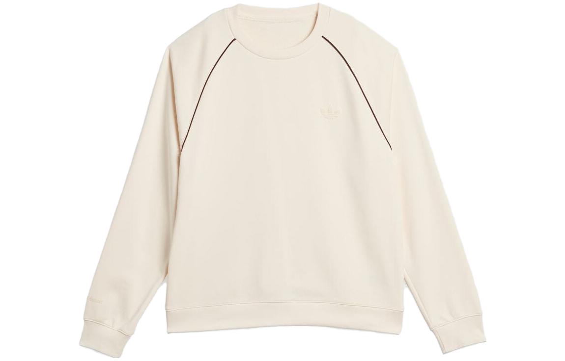 adidas Wales Bonner SS23 Unisex Crewneck Sweatshirt White Long Sleeve IN3009 圖 2
