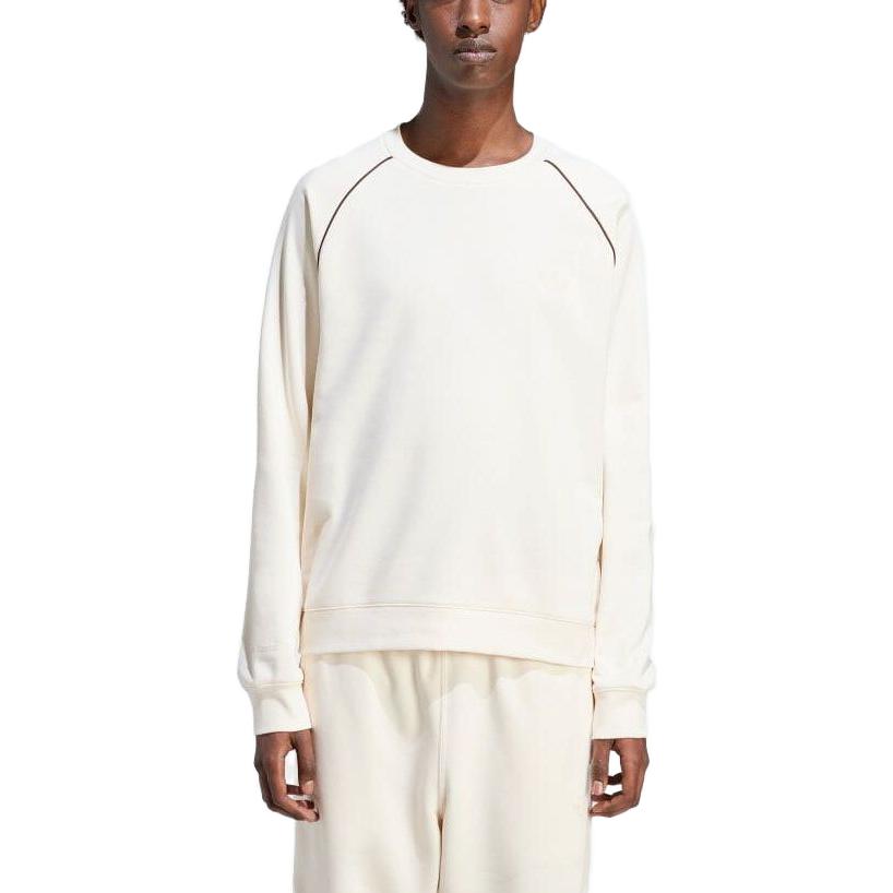 adidas Wales Bonner SS23 Unisex Crewneck Sweatshirt White Long Sleeve IN3009 圖 4