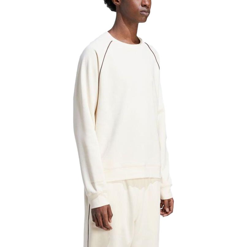 adidas Wales Bonner SS23 Unisex Crewneck Sweatshirt White Long Sleeve IN3009 圖 6