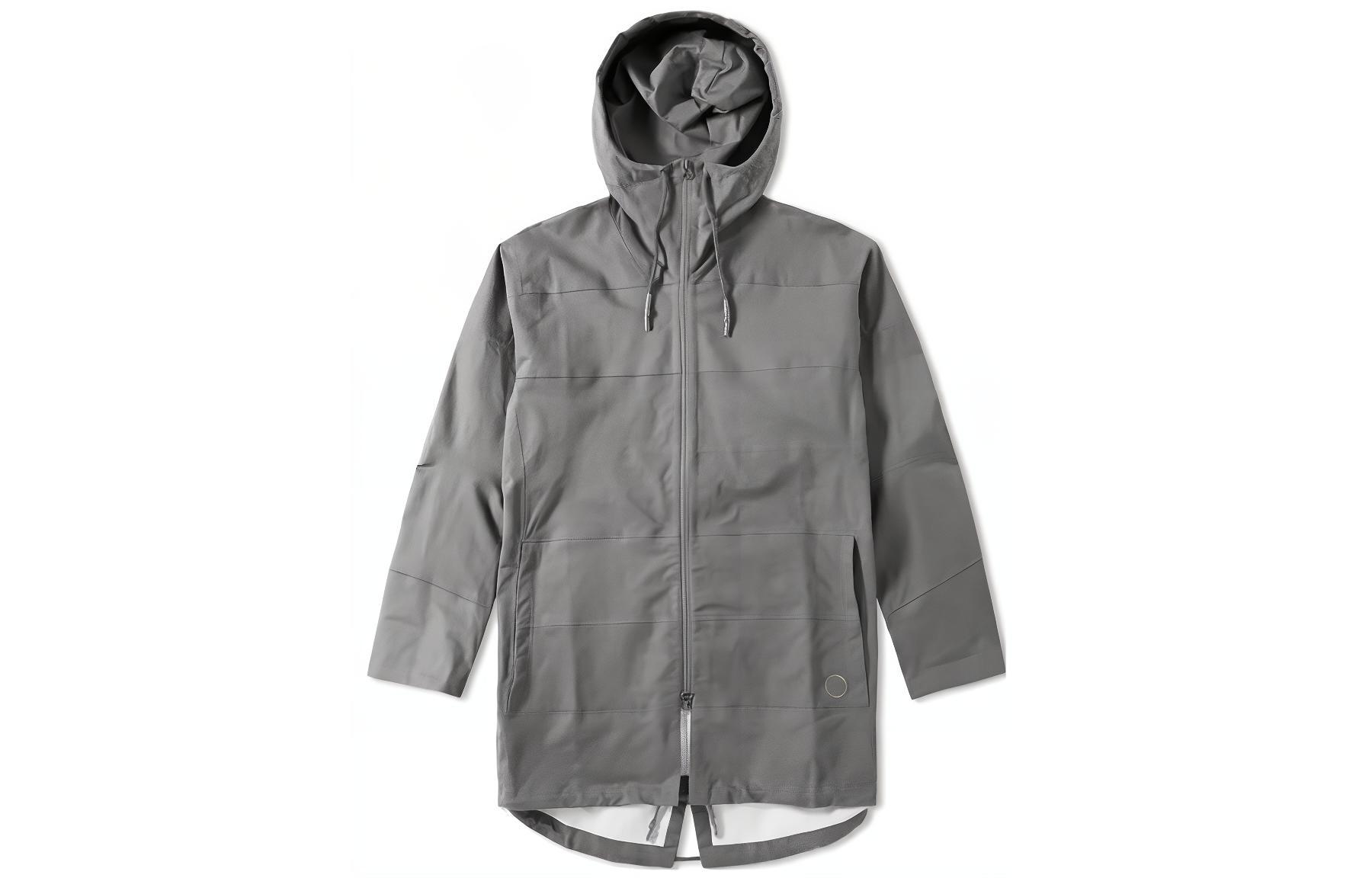 adidas Wings+Horns Tech Parka Grey Casual Zip-Up Hooded Jacket bk0217