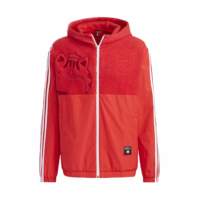 adidas Wu Huang Wan Shui Hoodie Jacket Red Casual Sportswear GP5762