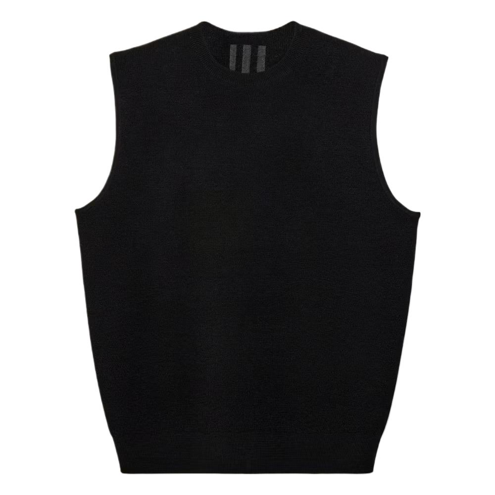 adidas Y-3 3-Stripes Knit Vest Casual Breathable Comfortable Black Vest. IW7484 圖 2