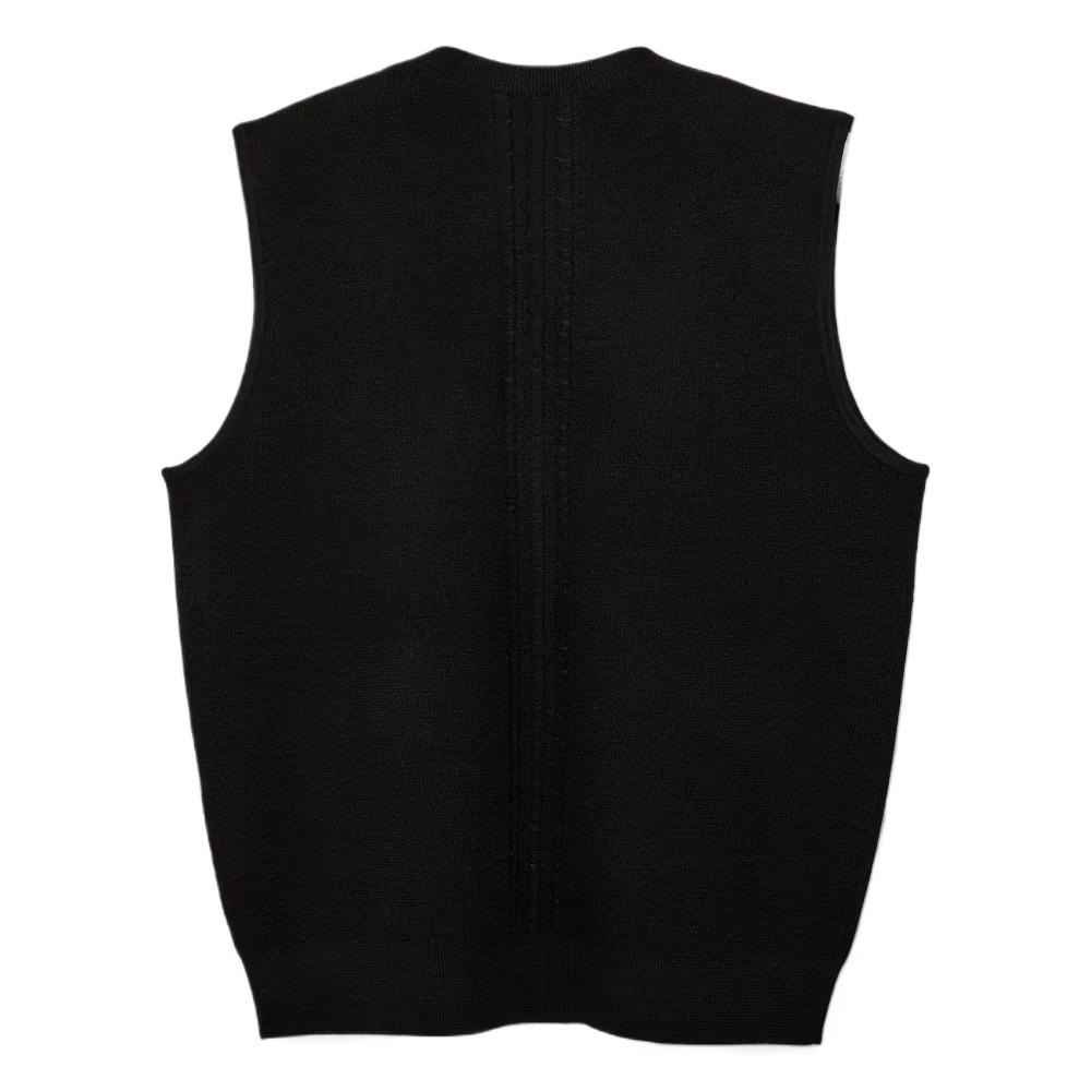 adidas Y-3 3-Stripes Knit Vest Casual Breathable Comfortable Black Vest. IW7484 圖 3