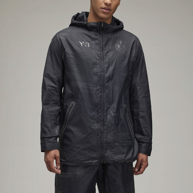 Purchase adidas x Y-3 Real Madrid Hoodie Jaket Logo Garis Hitam Koleksi. HI0923