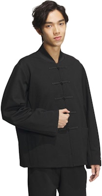 adidas x 楊桂東 FW23 黑色條紋釦式休閒外套 男女聯名款 JE1117 Shop adidas x 楊桂東 FW23 黑色條紋釦式休閒外套 男女聯名款 JE1117