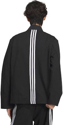 adidas x 楊桂東 FW23 黑色條紋釦式休閒外套 男女聯名款 JE1117 Purchase adidas x 楊桂東 FW23 黑色條紋釦式休閒外套 男女聯名款 JE1117