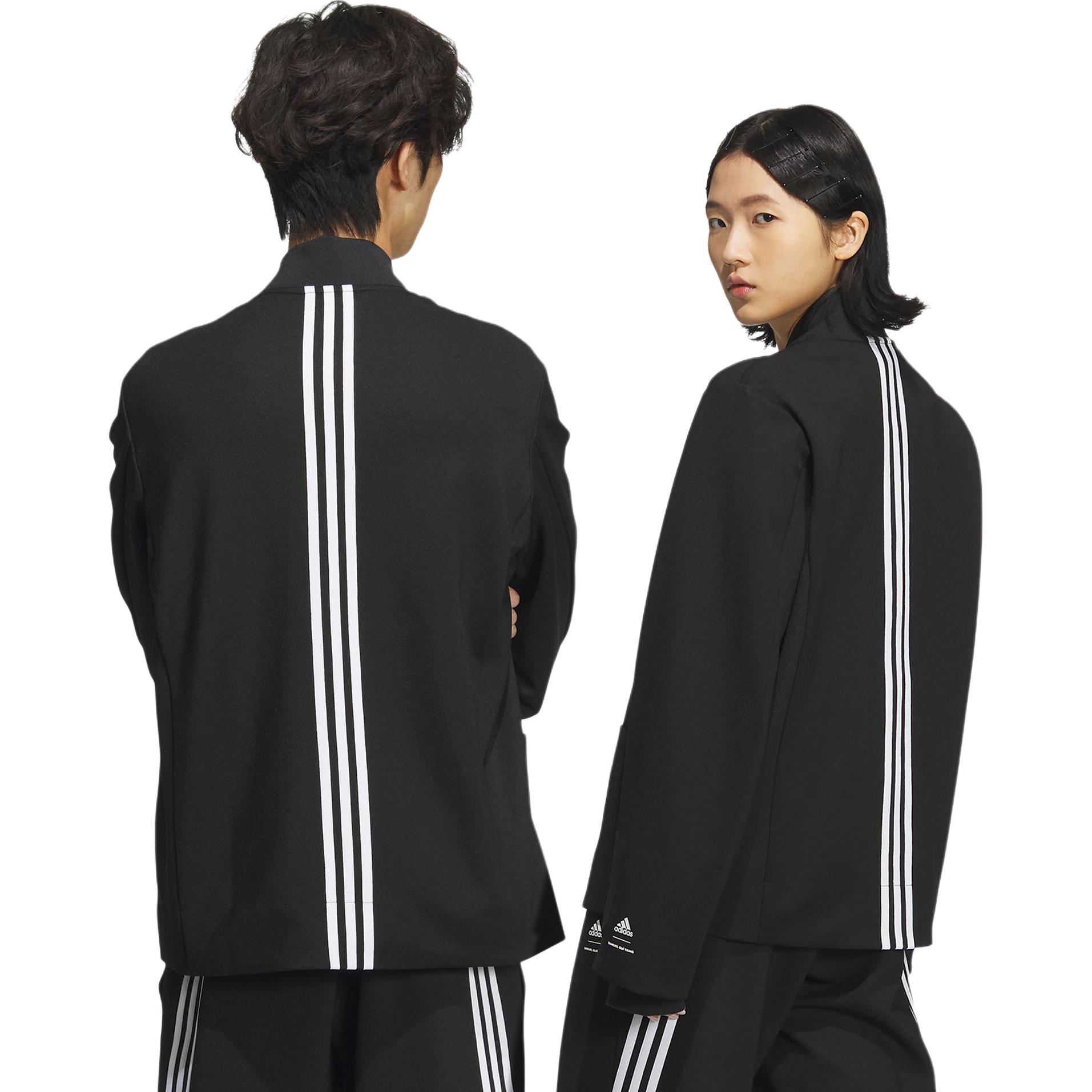 Sizing adidas x 楊桂東 FW23 黑色條紋釦式休閒外套 男女聯名款 JE1117