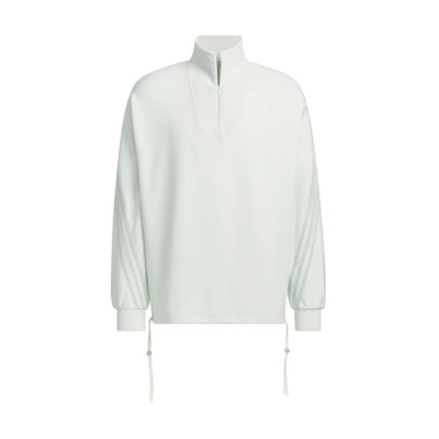 adidas Yang Guidong FW23 Half-Zip Striped Jacket Unisex Linen Green JE1121