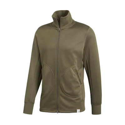 adidas XBYO Green Track Jacket with Full-Zip and High Collar CD6935