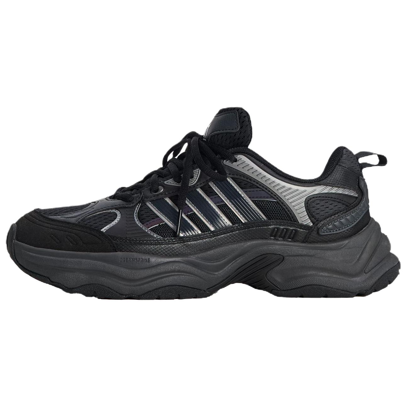 adidas XLG FIN Pulse Black Comfortable Non-Slip Dad Shoes Sneakers. KJ9520