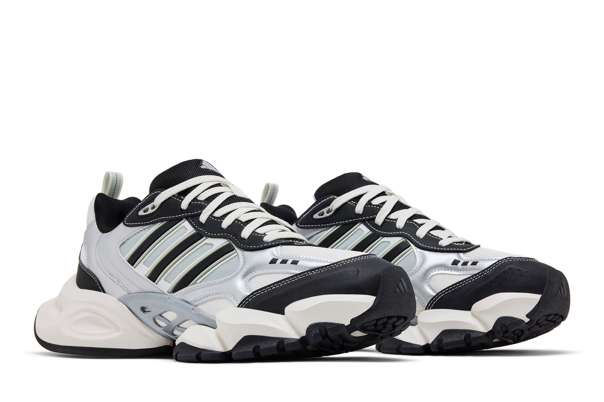Cheap adidas XLG Runner 'Core White Core Black Silver Metallic' IH0429