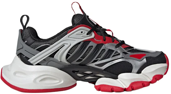 Lookbook adidas XLG Runner Deluxe 'Black Silver Red' IH0615