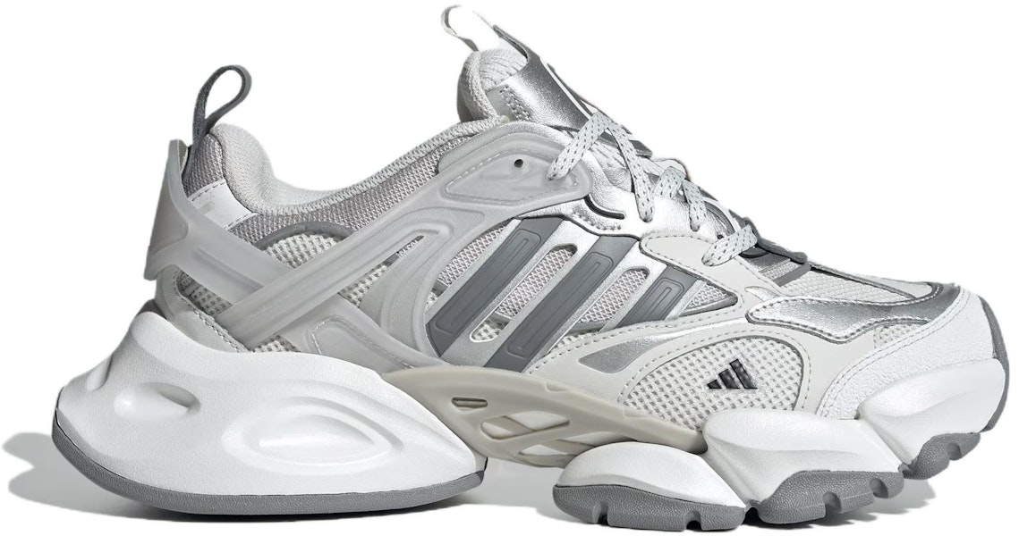 adidas XLG RUNNER DELUXE 輕便舒適 輕機甲鞋賽博 織物皮革防滑耐磨 低幫 休閒跑步鞋 男女同款 灰白 Lookbook adidas XLG RUNNER DELUXE 輕便舒適 輕機甲鞋賽博 織物皮革防滑耐磨 低幫 休閒跑步鞋 男女同款 灰白