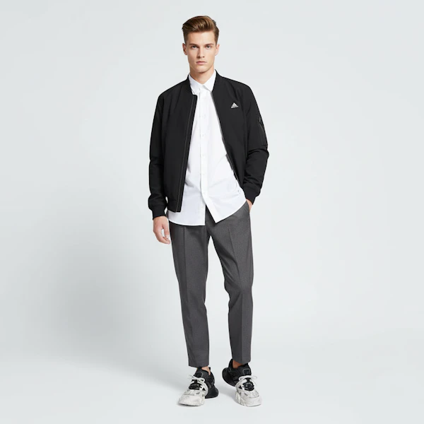 adidas XLG Runner Deluxe ''Putih Hitam'' JR0861 Lookbook adidas XLG Runner Deluxe ''Putih Hitam'' JR0861