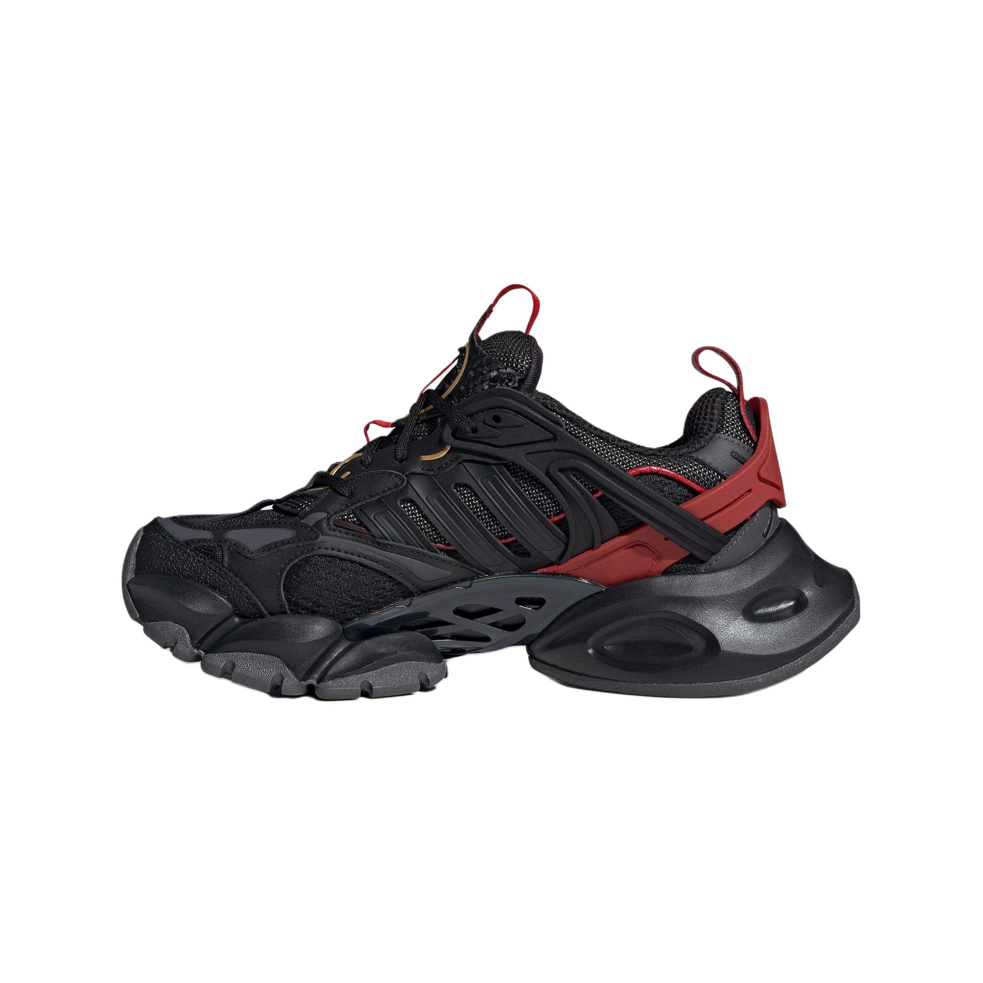 adidas XLG Runner Deluxe CNY Year of Snake Black Red Dad Shoes. JQ2974