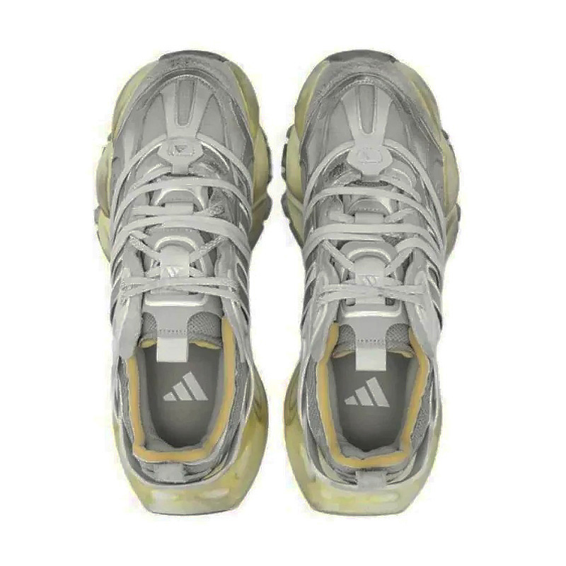 Sizing adidas XLG Runner Deluxe 灰色簡約跑鞋 JR9631