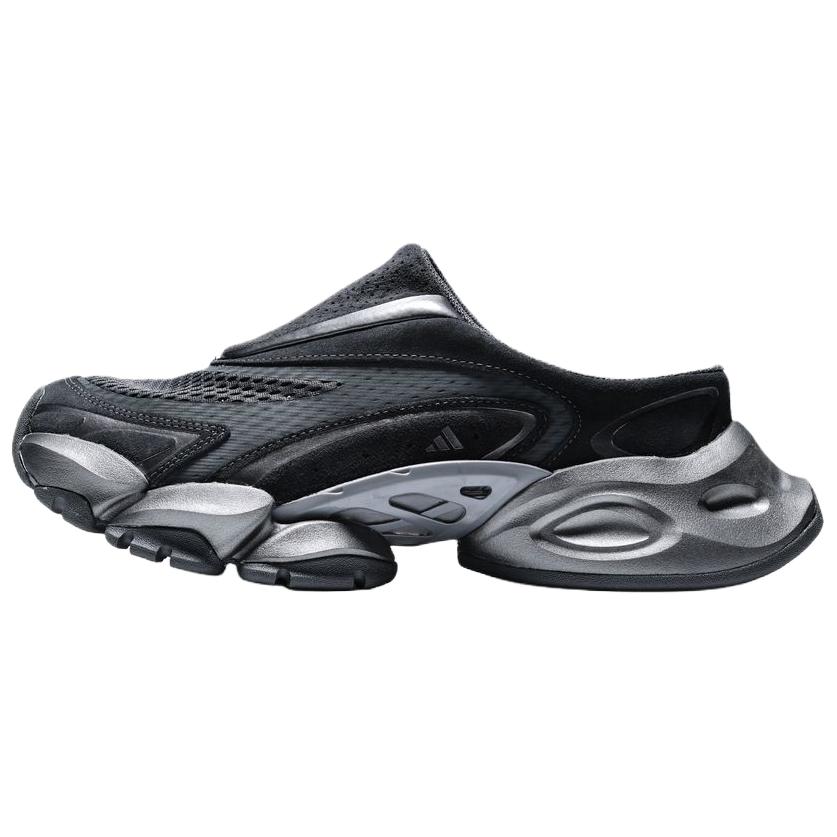 adidas XLG Runner Mule Black Comfortable Slip-On Sneakers. LA0527