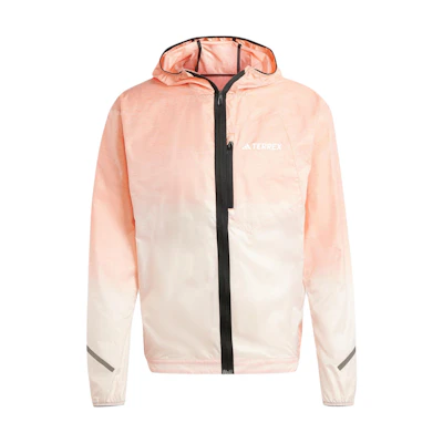adidas Xperior Light Windweave Jacket Trail Running Lightweight Hoodie Orange IT3434