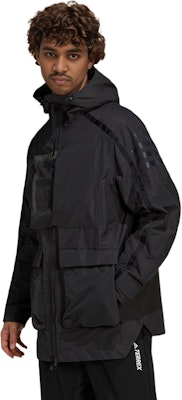 アディダス Xploric R.R 防水フードジャケット ブラック H65704 Lookbook アディダス Xploric R.R 防水フードジャケット ブラック H65704