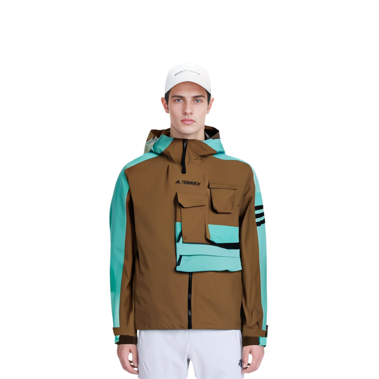 Purchase adidas XPLORIC Terrex Utility Outdoor Jacket Khaki Multi-Pocket Design GI7307