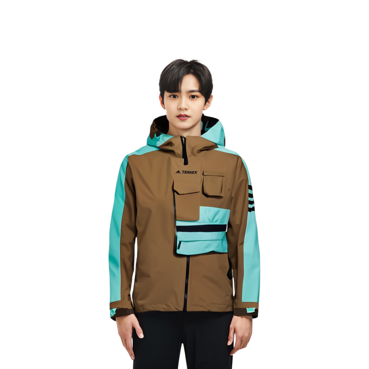 Sizing adidas XPLORIC Terrex Utility Outdoor Jacket Khaki Multi-Pocket Design GI7307