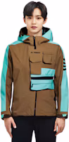Sizing adidas XPLORIC Terrex 多功能卡其戶外外套 多口袋設計 GI7307