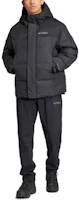 Lookbook adidas XPLORIC WIND.RDY Black Windproof Hydrophobic Puffer Jacket. IX7924