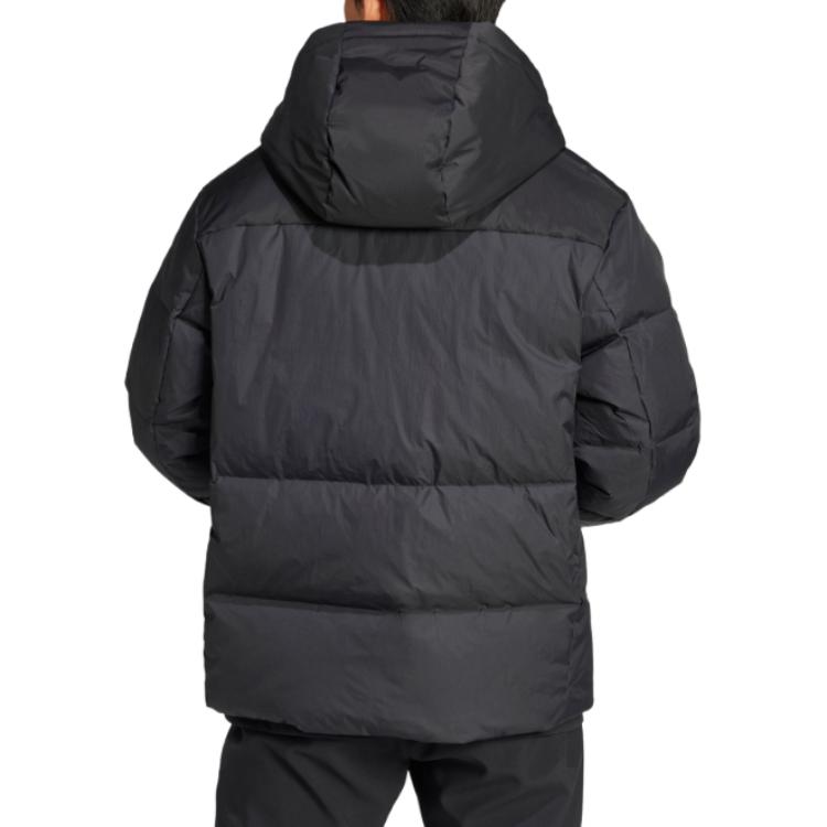 Shop adidas XPLORIC WIND.RDY 黑色防風防潑水羽絨外套 IX7924