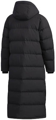 adidas XPLR Dwn Bench Long Hooded Puffer Jacket Winter Black FJ9241 Lookbook adidas XPLR Dwn Bench Long Hooded Puffer Jacket Winter Black FJ9241