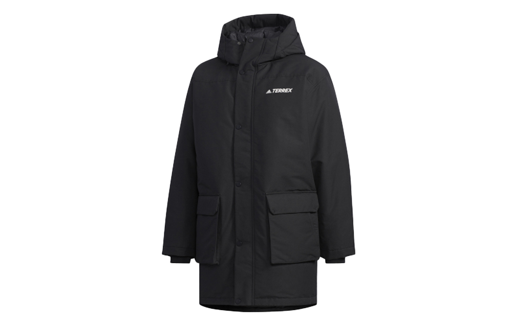 Adidas XPLR Dwn Hooded Down Jacket Winter Black EH4987 圖 2