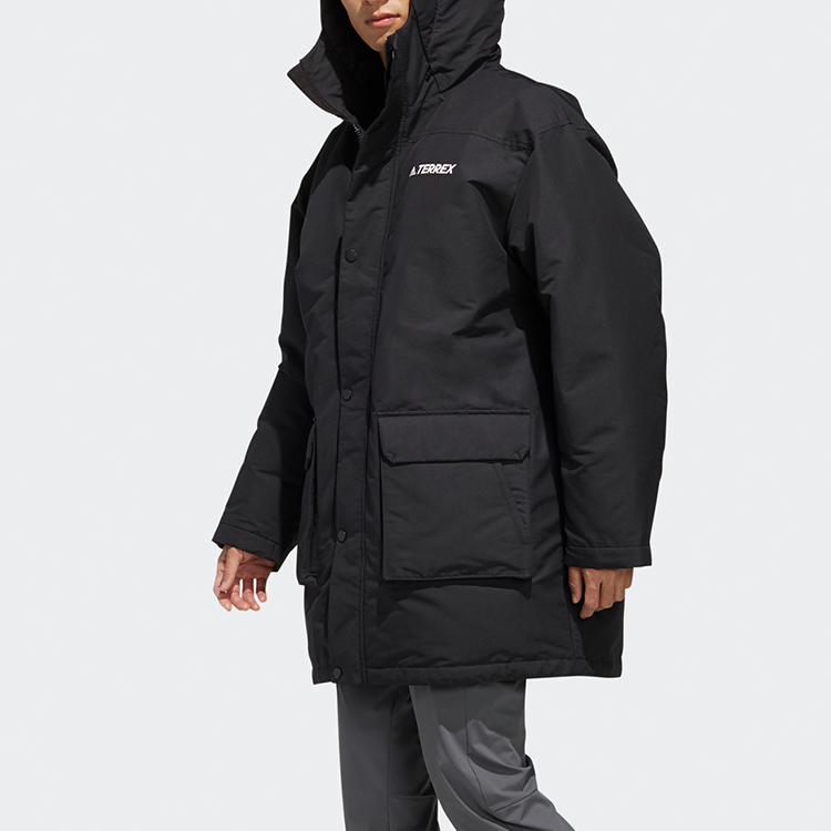 Adidas XPLR Dwn Hooded Down Jacket Winter Black EH4987 圖 7