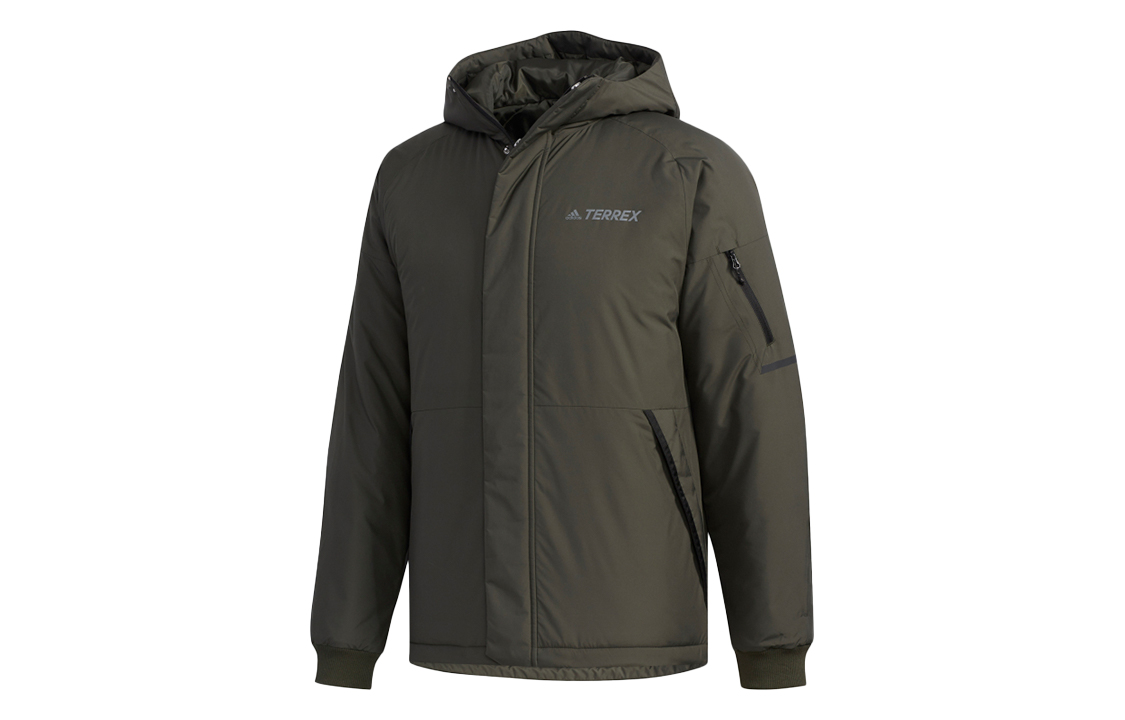 adidas Xplr Ins Waterproof Hooded Jacket Outdoor Sports Coat FJ9253