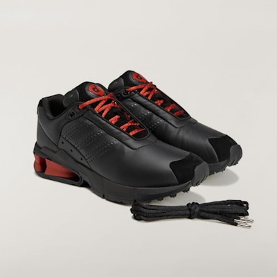 アディダス Y-3 A3 コントロール スニーカー ブラック/ブラック/トライブオレンジ JR1382 1