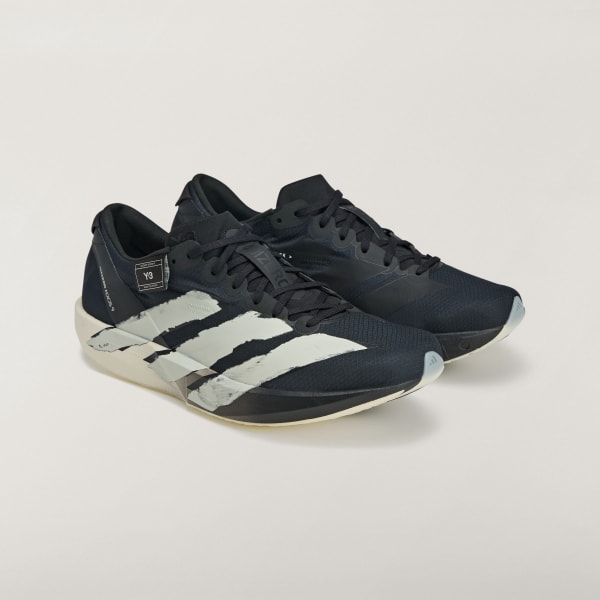 Details for Adidas Y-3 Adios 9 Running Shoes Black/Black/Off White JR6652