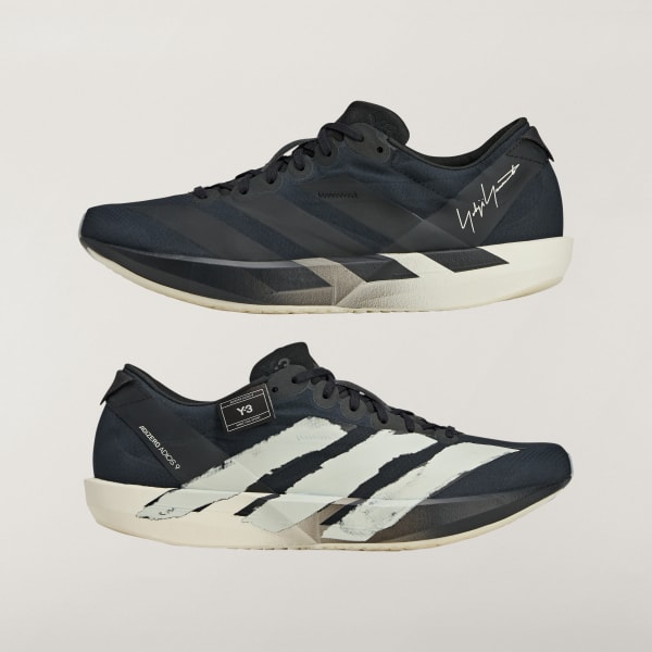 Cheap Adidas Y-3 Adios 9 跑鞋 黑色/黑色/米白 JR6652