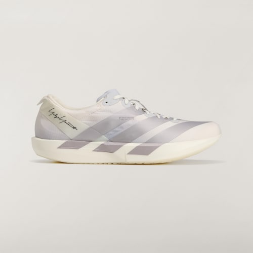 adidas Y-3 Adios 9 Running Shoes Chalk White/Taupe Met /Light Solid Grey KZ9050