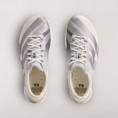 adidas Y-3 Adios 9 Chaussures Running Blanc Cassé/Taupe Métal/Gris Clair KZ9050 Lookbook adidas Y-3 Adios 9 Chaussures Running Blanc Cassé/Taupe Métal/Gris Clair KZ9050