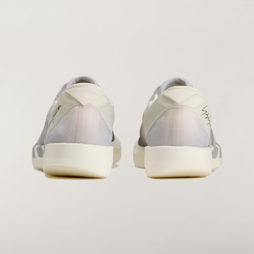 Details for adidas Y-3 Adios 9 Chaussures Running Blanc Cassé/Taupe Métal/Gris Clair KZ9050