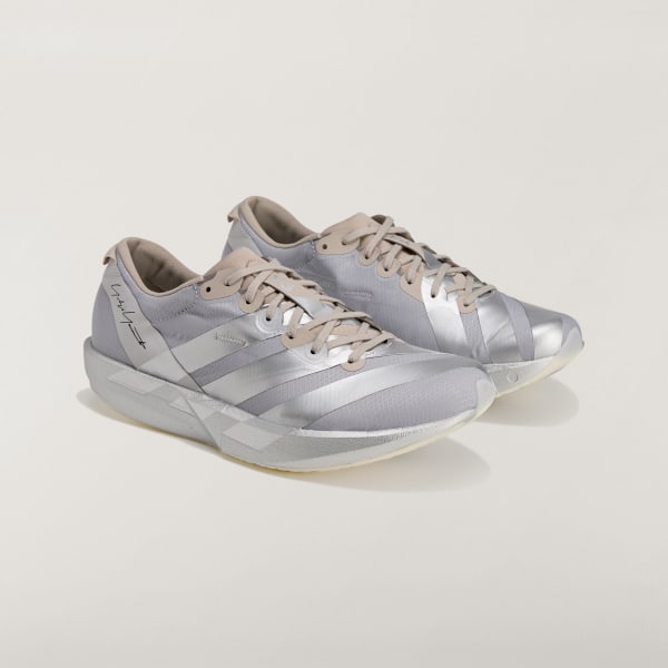 Purchase Adidas Y-3 Adios 9 Kasut Perak Metalik/Coklat Muda KI6877