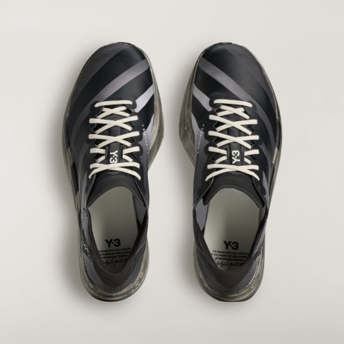 Lookbook adidas Y-3 Adios Pro 4 Zapatillas Running Negro/Blanco/Gris Cinco KI7128
