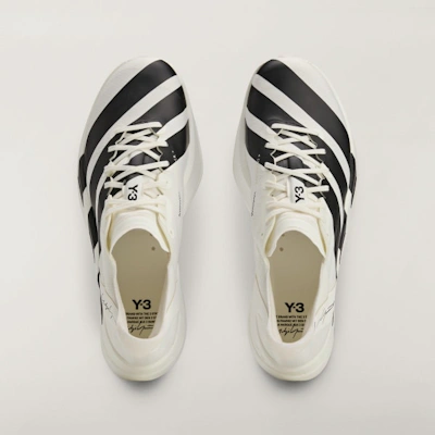 Adidas Y-3 Adios Pro 4 Running Shoes Off White/Off White/Black