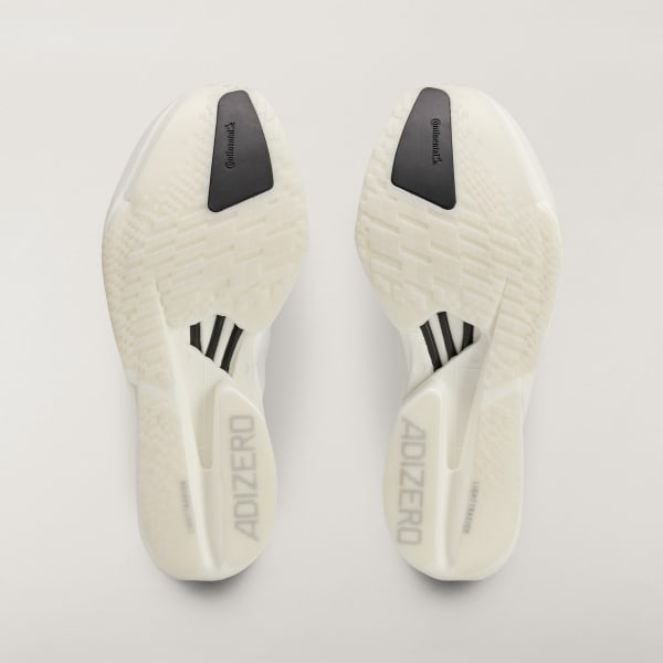Shop Adidas Y-3 Adios Pro 4 Running Shoes Off White/Off White/Black KI6875