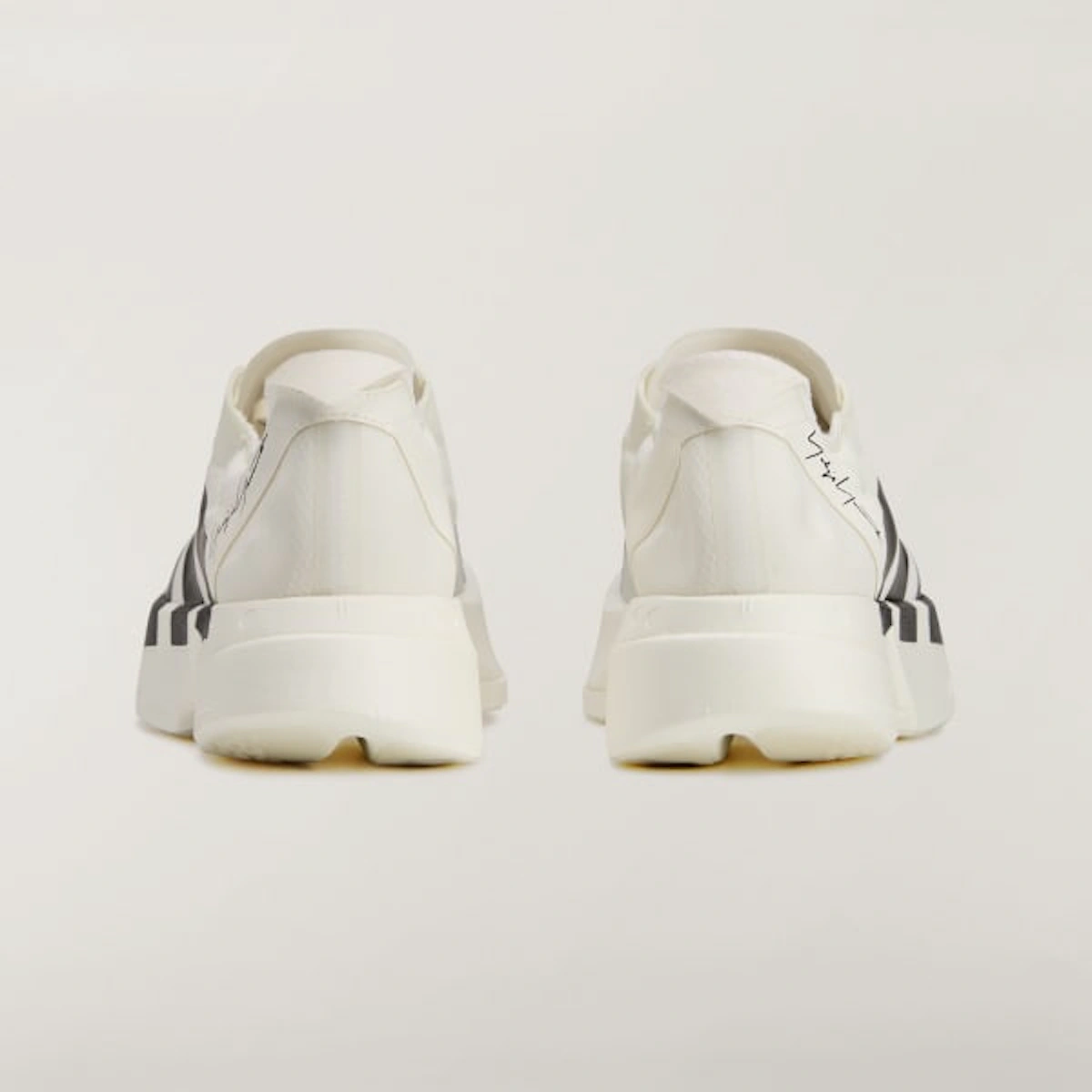 Adidas Y-3 Adios Pro 4 Running Shoes Off White/Off White/Black