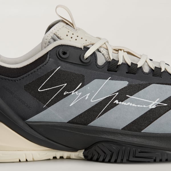 Cheap Adidas Y-3 Adizero Cybersonic 2 Tennis Sneakers Black/Orbit Grey/Black JR4348