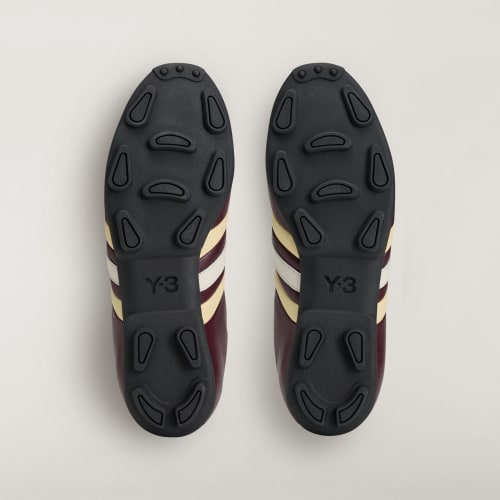 Shop adidas Y-3 Field 運動鞋 夜紅/黑/簡黃 KZ9051