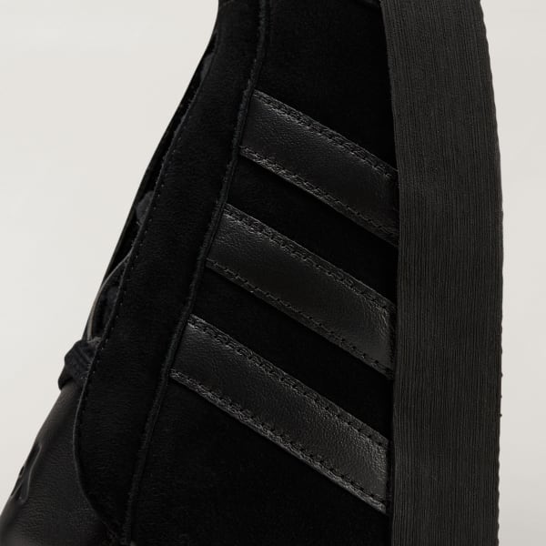 Cheap 阿迪达斯 Y-3 Gazelle 休闲鞋 黑色/黑色/米白色 KJ9190