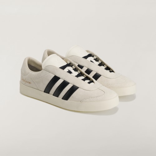 Order adidas Y-3 Gazelle Baskets Blanc Cassé/Blanc Cassé/Noir LA6690