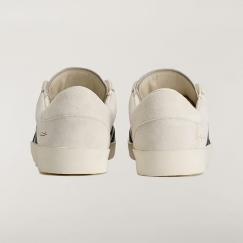 Details for adidas Y-3 Gazelle Baskets Blanc Cassé/Blanc Cassé/Noir LA6690